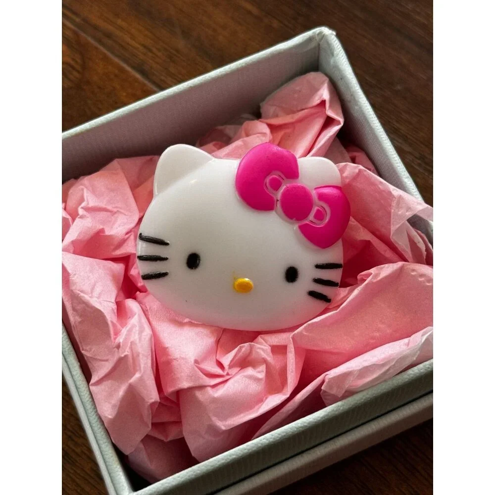 VTG 10 Hello Kitty Rings Party Favor Cupcake toppers decorations Plastic Sanrio